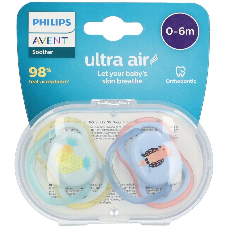 Philips Avent Ultra Air Emzik 0-6 Ay 2li Kız SCF085/12