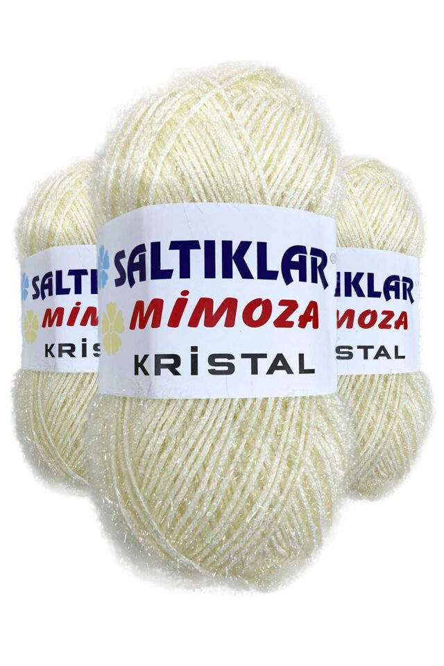 3 Adet Mimoza Kristal Işıltılı Şal Patik Yelek İpi 65