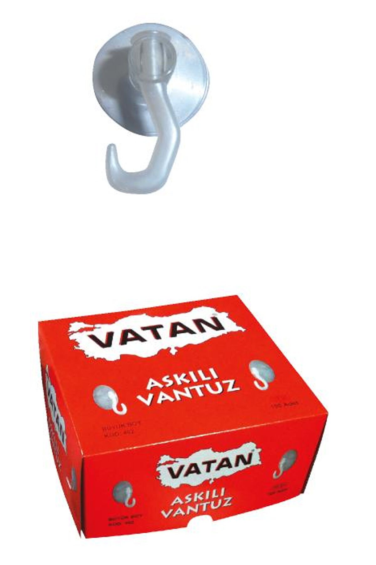 Vt401 Vantuz Büyük Boy 100 Lü (1 Paket 100 Adet)