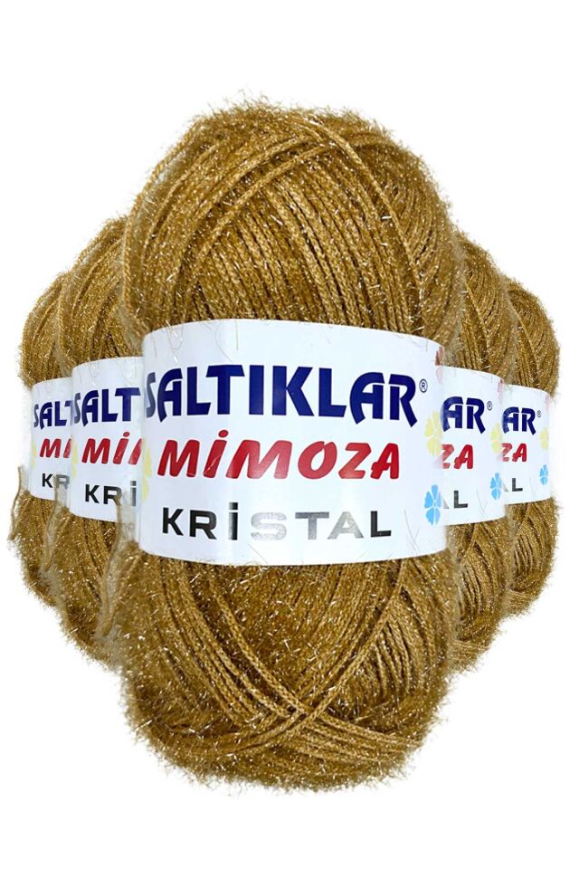 5 Adet Mimoza Kristal Işıltılı Şal Patik Yelek İpi 54