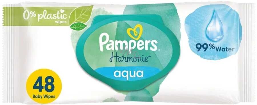 Prima Pampers Harmonie Aqua Yenidoğan Islak Havlu 48x6 Adet (288 Yaprak)