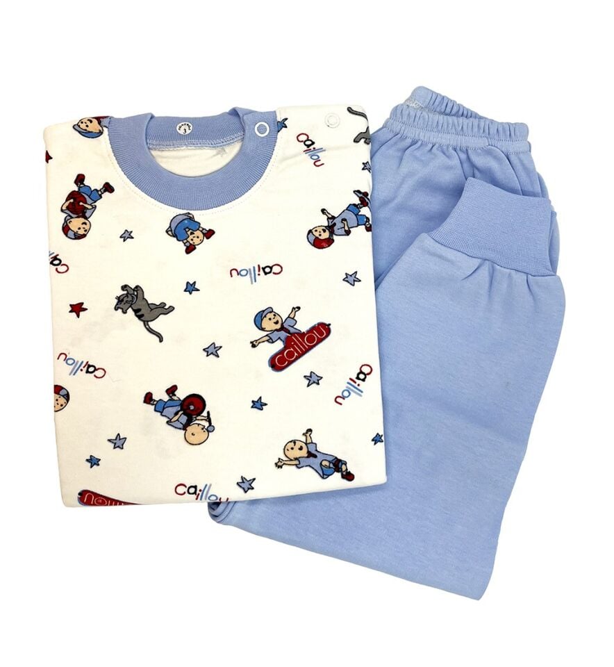 Sema Baby Caillou Pijama Takımı 6 Ay - Mavi