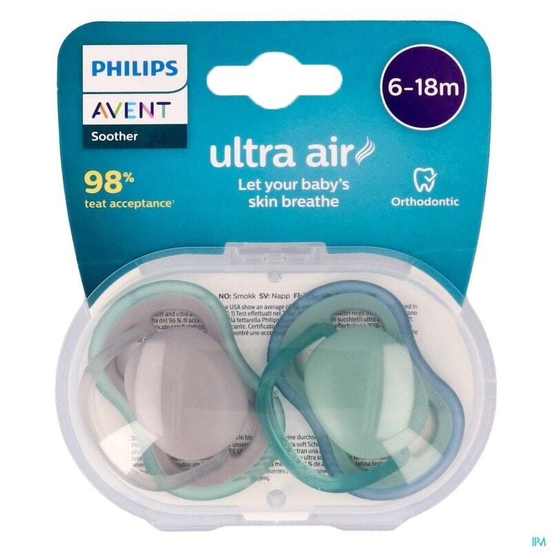 Philips Avent Ultra Air Emzik 6-18 Ay 2li Erkek SCF085/16