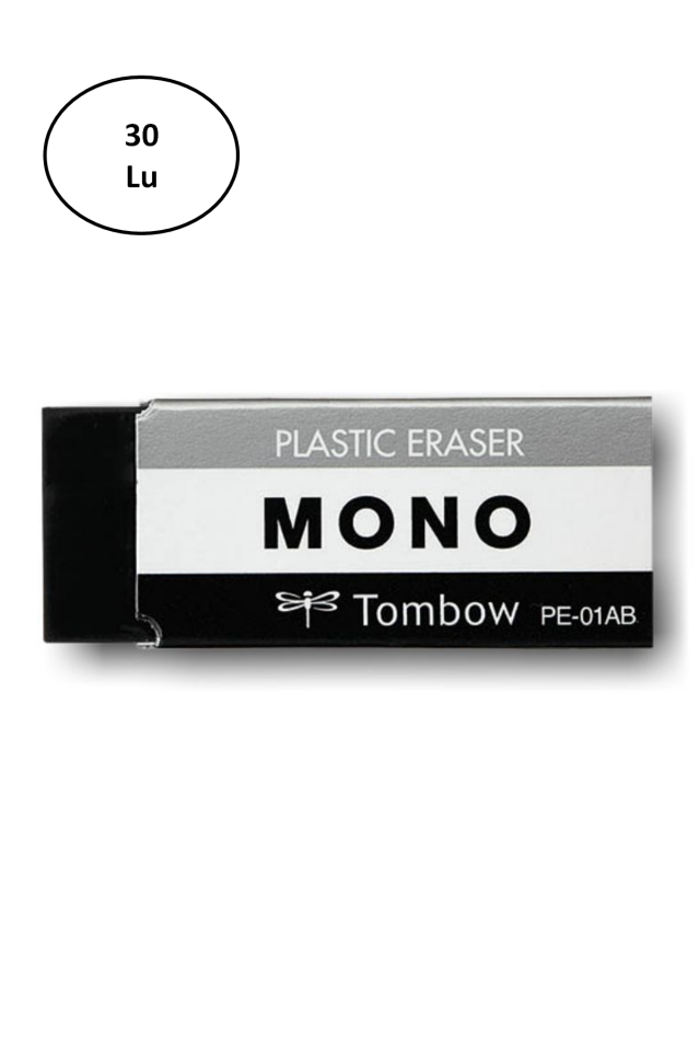 Tombow Mono Silgi, 23X11X55Mm, Siyah 30'lu