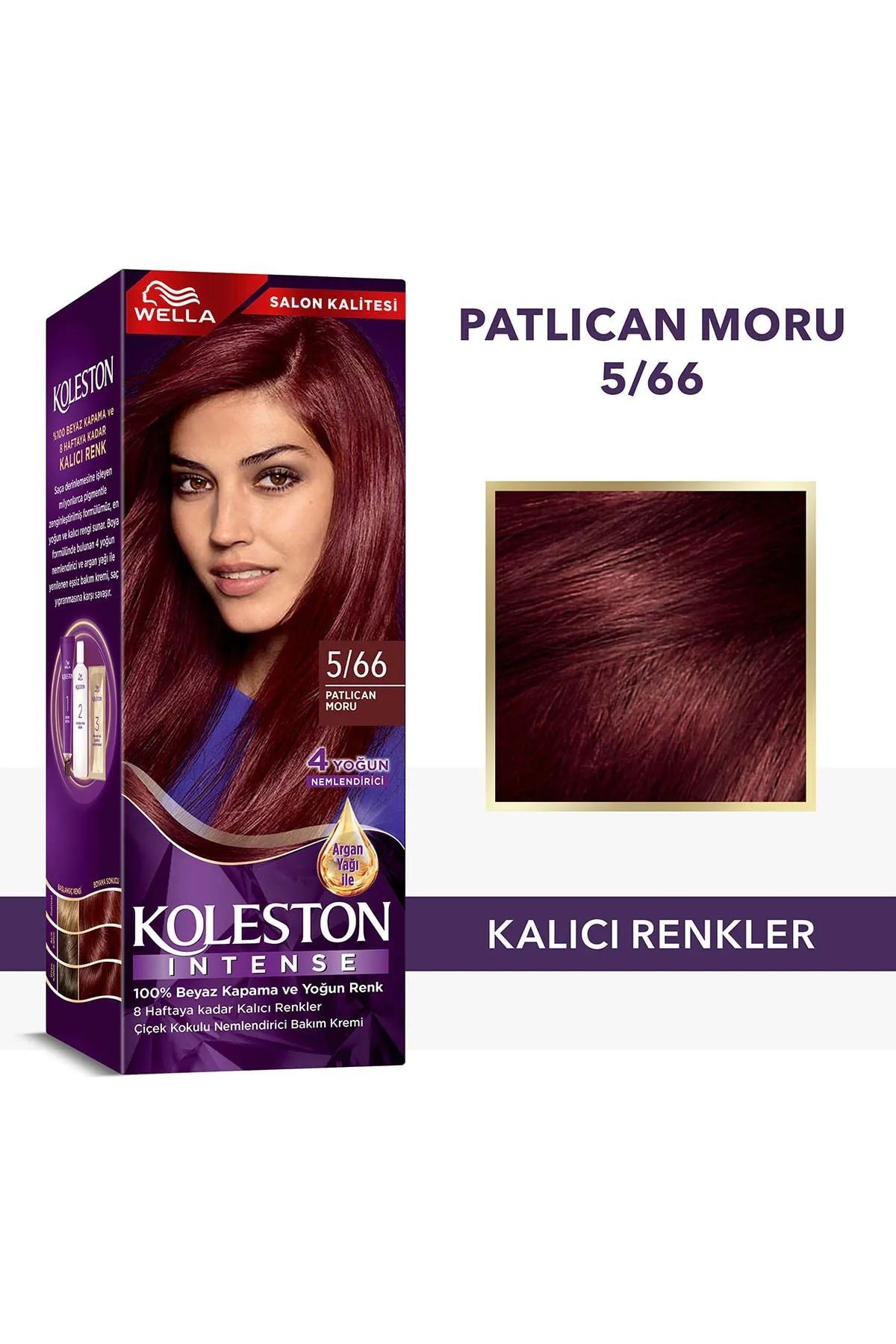 Koleston Intense Saç Boyası 5/66 Patlıcan Moru - Salon Kalitesi