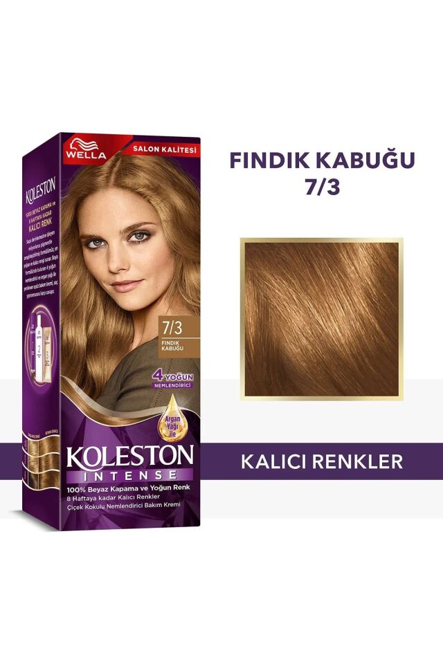 Koleston Intense Saç Boyası 7/3 Fındık Kabuğu - Salon Kalitesi