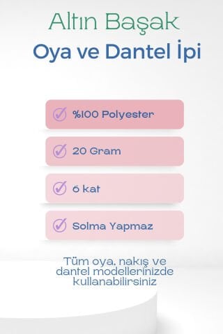 Altınbaşak Oya ve Dantel İpi 20 gr - Royaleks - No: 375