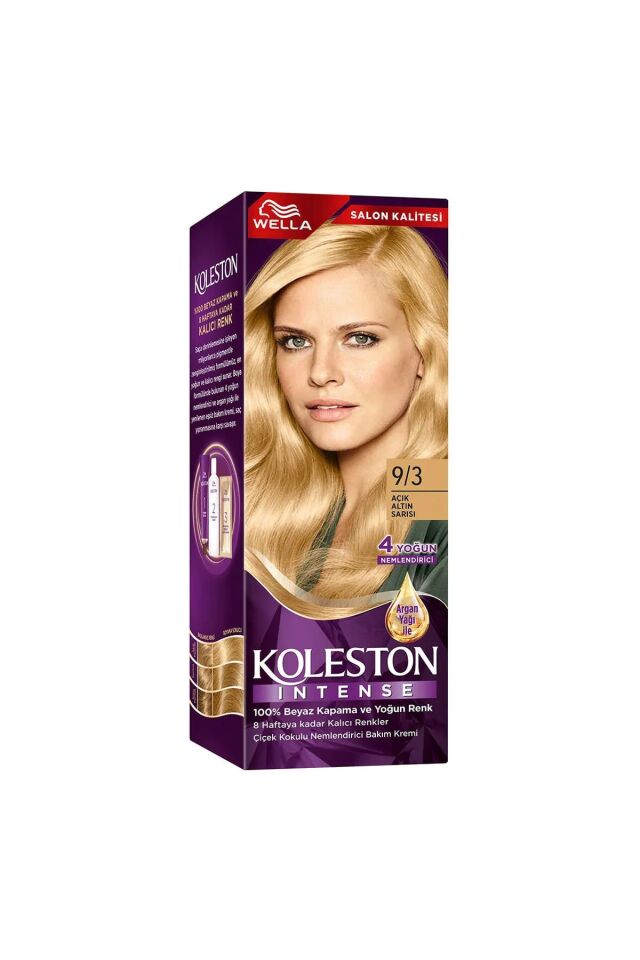 Koleston Intense Saç Boyası 9/3 Açık Altın Sarısı - Salon Kalitesi