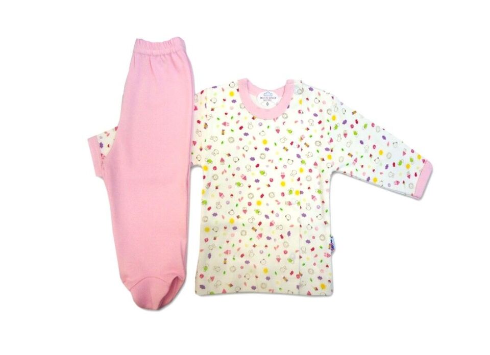 Sema Baby Bebek Pijama Takımı 0-3 Ay - Pembe