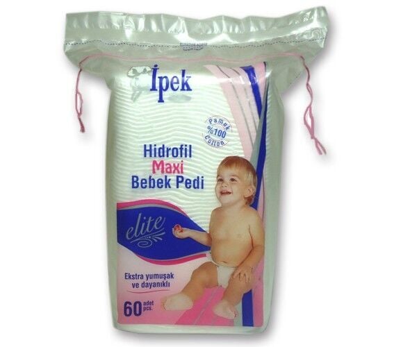 İpek Hidrofil Maxİ Bebek Pedi (60 adet)