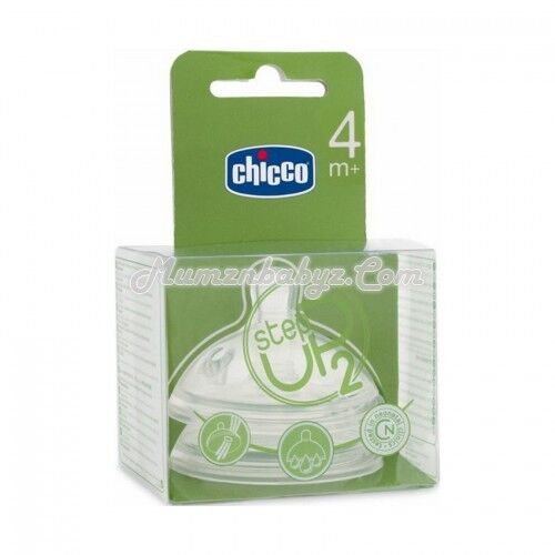 Chicco Step Up Teat 2 4+ Hizli Akis 2Pcs