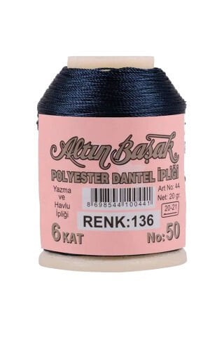 Altınbaşak Oya ve Dantel İpi 20 gr - Royaleks - No: 136