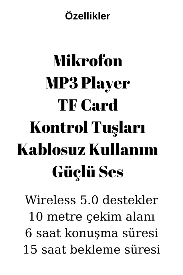 SW44 Mikrofonlu Wireless Bluetooth Kulak Üstü Kablosuz Kulaklık 5.0+EDR Extra Bass