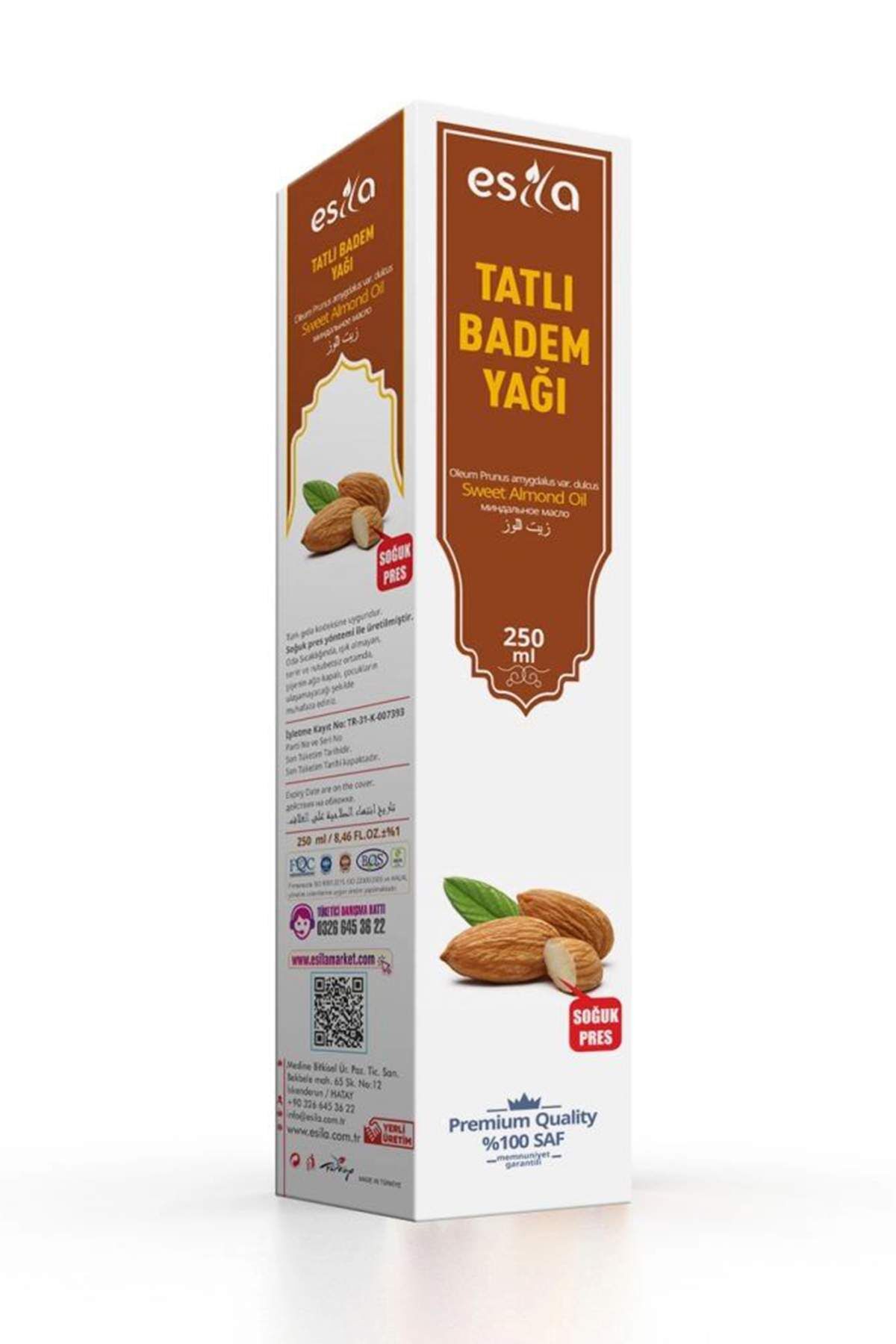 Tatlı Badem Yağı 250 Ml.