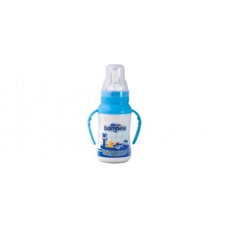 Bambino Biberon Ayıcıklı Kavranabilir 150 ml - Mavi