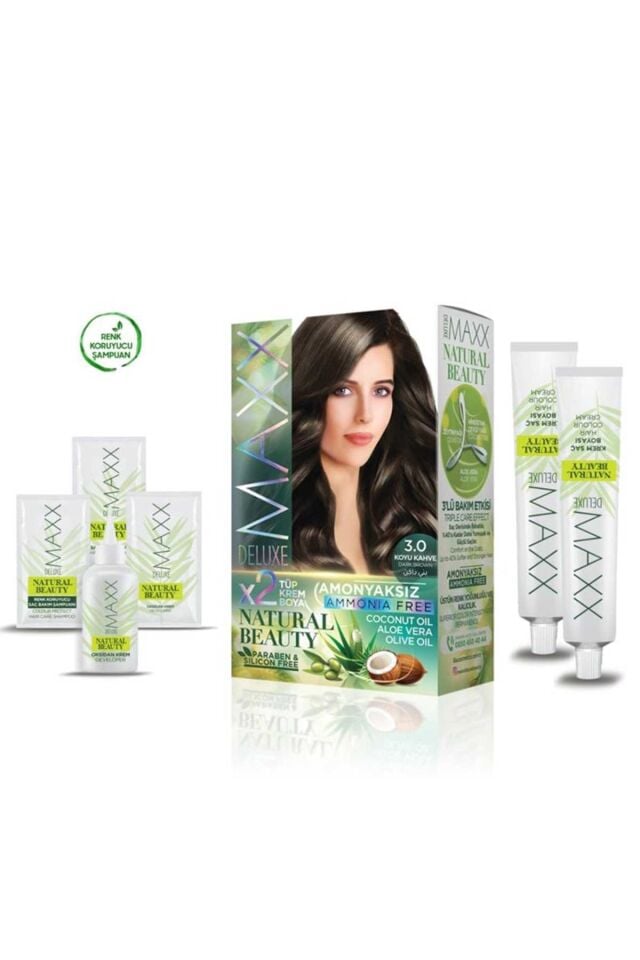 Natural Beauty Amonyaksız Saç Boyası 3.0 Koyu Kahve