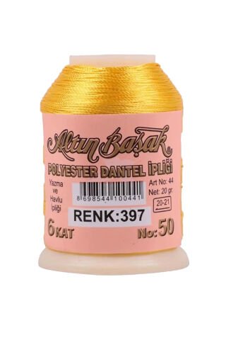 3 Adet Altınbaşak Oya ve Dantel İpi 20 gr - Royaleks - No: 397