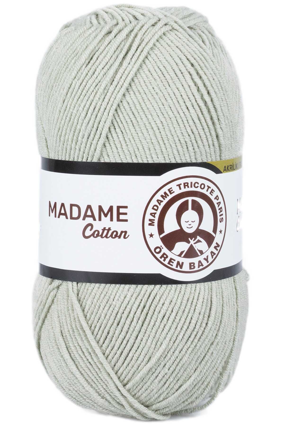 Madame Cotton El Örgü İpi Yünü 100 gr 020 Açık Yeşil