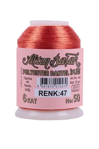 3 Adet Altınbaşak Oya ve Dantel İpi 20 gr - Royaleks - No: 047