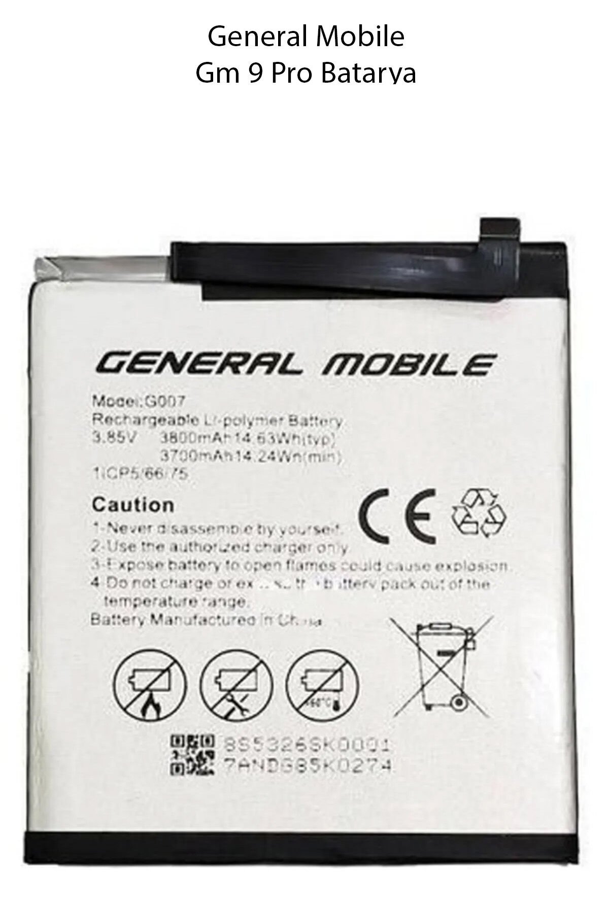 Genneral Mobile GM9 Pro Batarya Pil