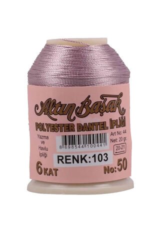 3 Adet Altınbaşak Oya ve Dantel İpi 20 gr - Royaleks - No: 103