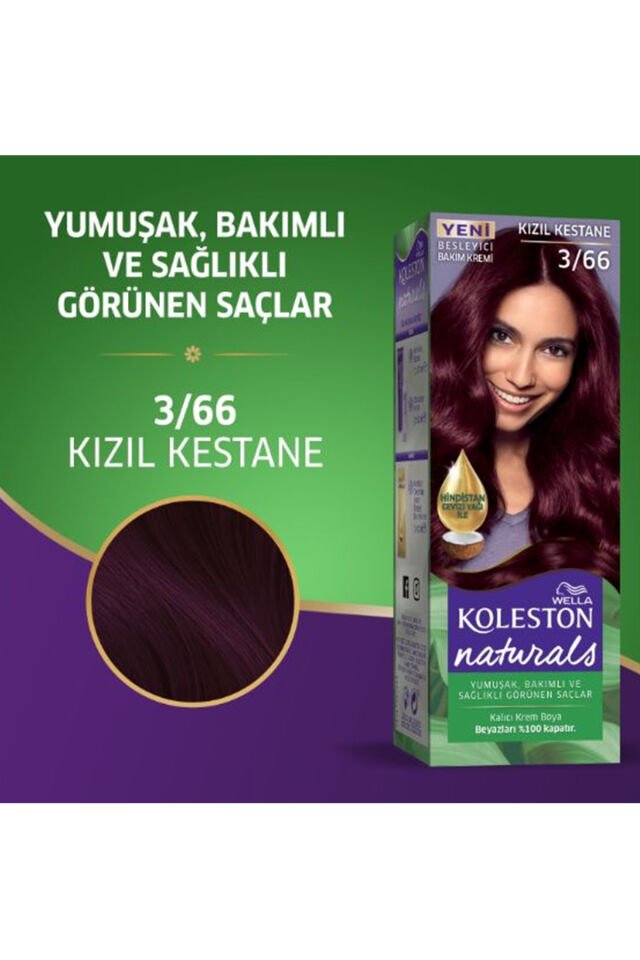 Naturals Saç Boyası Kızıl Kestane 3/66