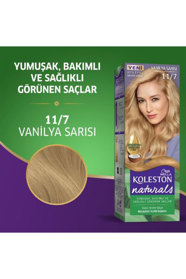 Naturals Saç Boyası Vanilya Sarısı 11/7 2x Paket