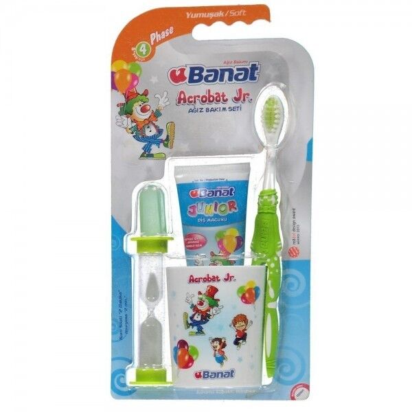 Banat Junior Bardaklı Set - Yeşil