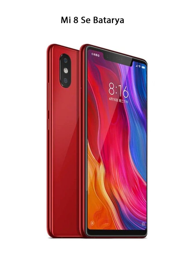 Mi 8 Se Telefonlarla Uyumlu Batarya 3120 mAh