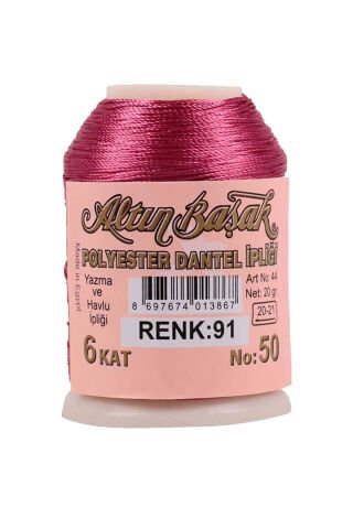 3 Adet Altınbaşak Oya ve Dantel İpi 20 gr - Royaleks - No: 044 - 091 - 127