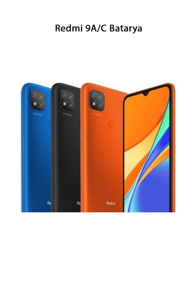 Redmi 9A/C Telefonlarla Uyumlu Batarya 5000 mAh