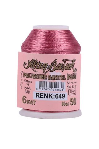 3 Adet Altınbaşak Oya ve Dantel İpi 20 gr - Royaleks - No: 748 - 649 - 135