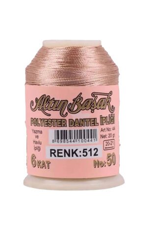 3 Adet Altınbaşak Oya ve Dantel İpi 20 gr - Royaleks - No: 512 - 080 - 003