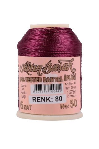 3 Adet Altınbaşak Oya ve Dantel İpi 20 gr - Royaleks - No: 512 - 080 - 003