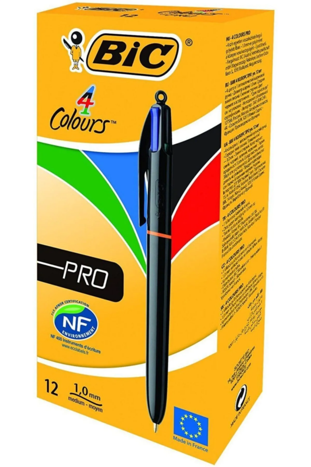 Bic Tükenmez Kalem 4 Colours Pro 982869 (12 Li Paket)