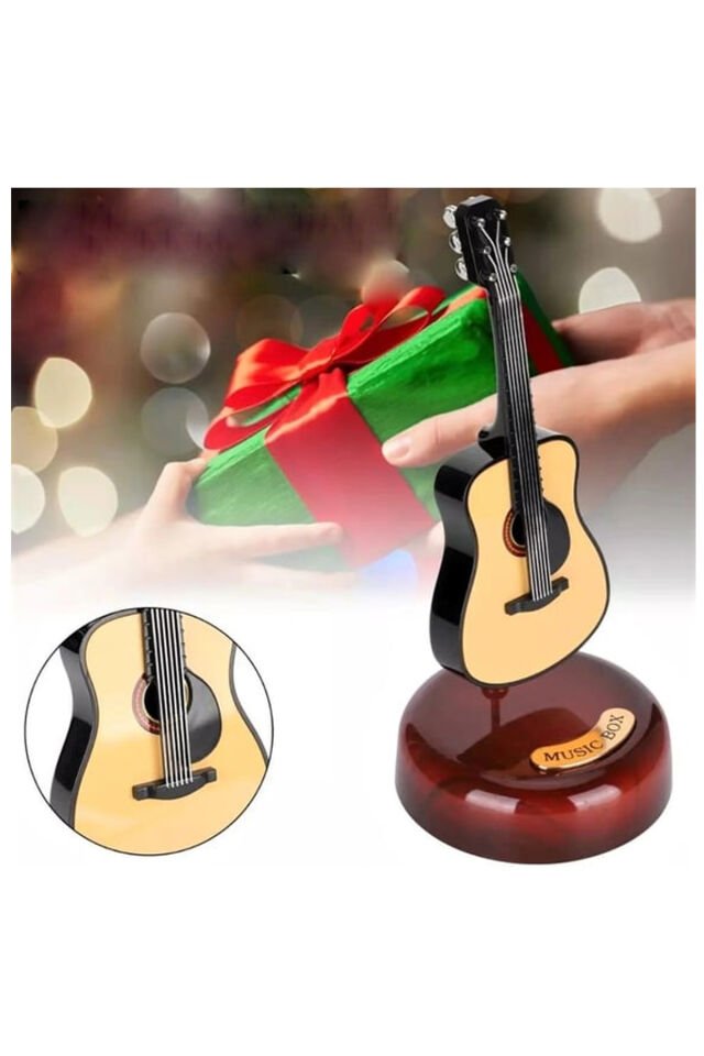 Kurmalı Gitar Müzik Kutusu Yf-2264