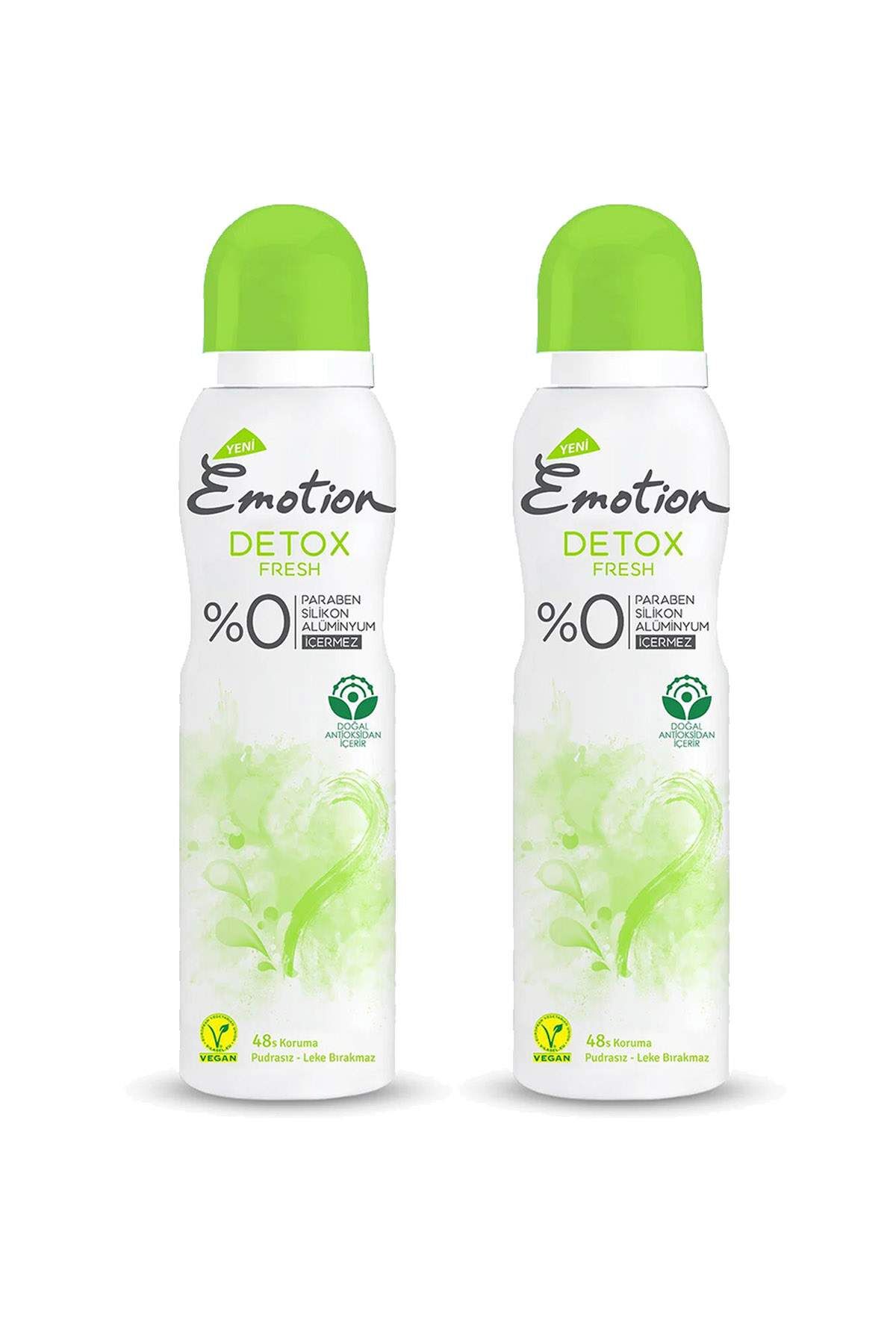 2 Adet Detox Fresh Kadın Deodorant Sprey 150 ml