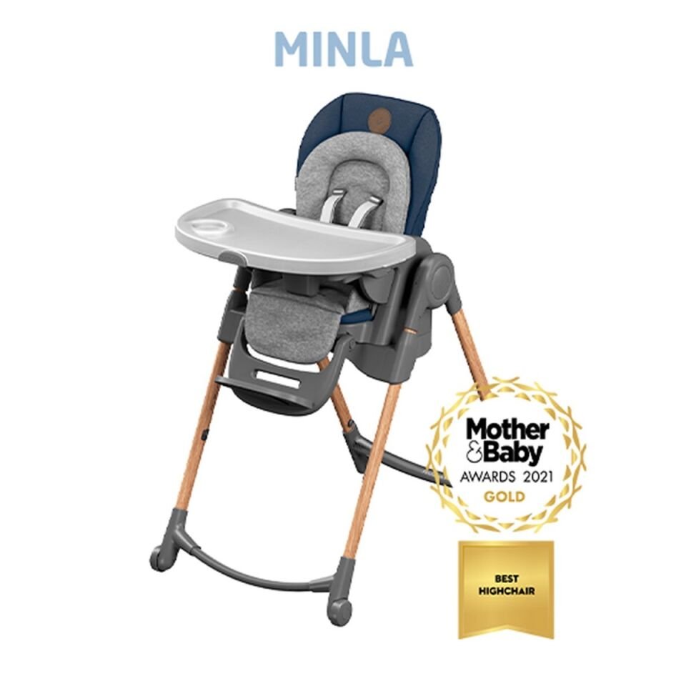 Maxi-Cosi Minla Ahşap Mama Sandalyesi / Essential Blue