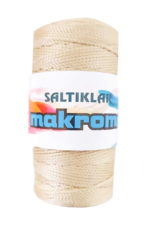 Polyester Makrome İpi 230 Açık Bej 100 gr