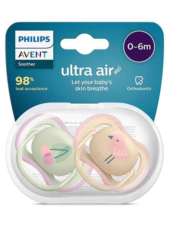 Philips Avent SCF085/13 Ultra Air Emzik 0-6 Ay 2li Kız