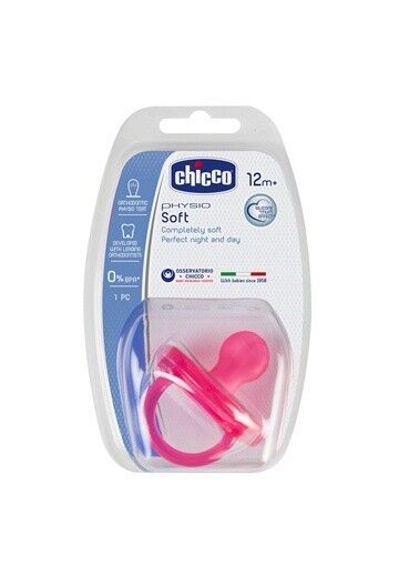 Chicco Physio Soft Silikon Emzik 12+ Ay - Pembe