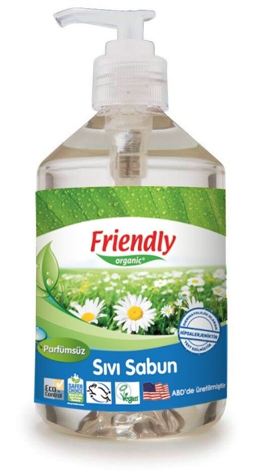 Friendly Organic Sıvı El Sabunu Parfümsüz - 500 ml