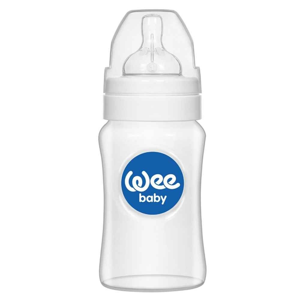 Wee Baby Isıya Dayanıklı Gaz Önleyici Geniş Ağızlı Biberon 250 ml