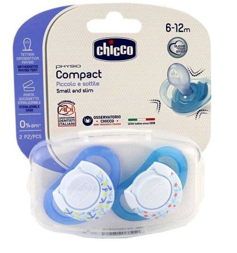 Chicco Physio Compact Emzik (12 Ay+) 2'li