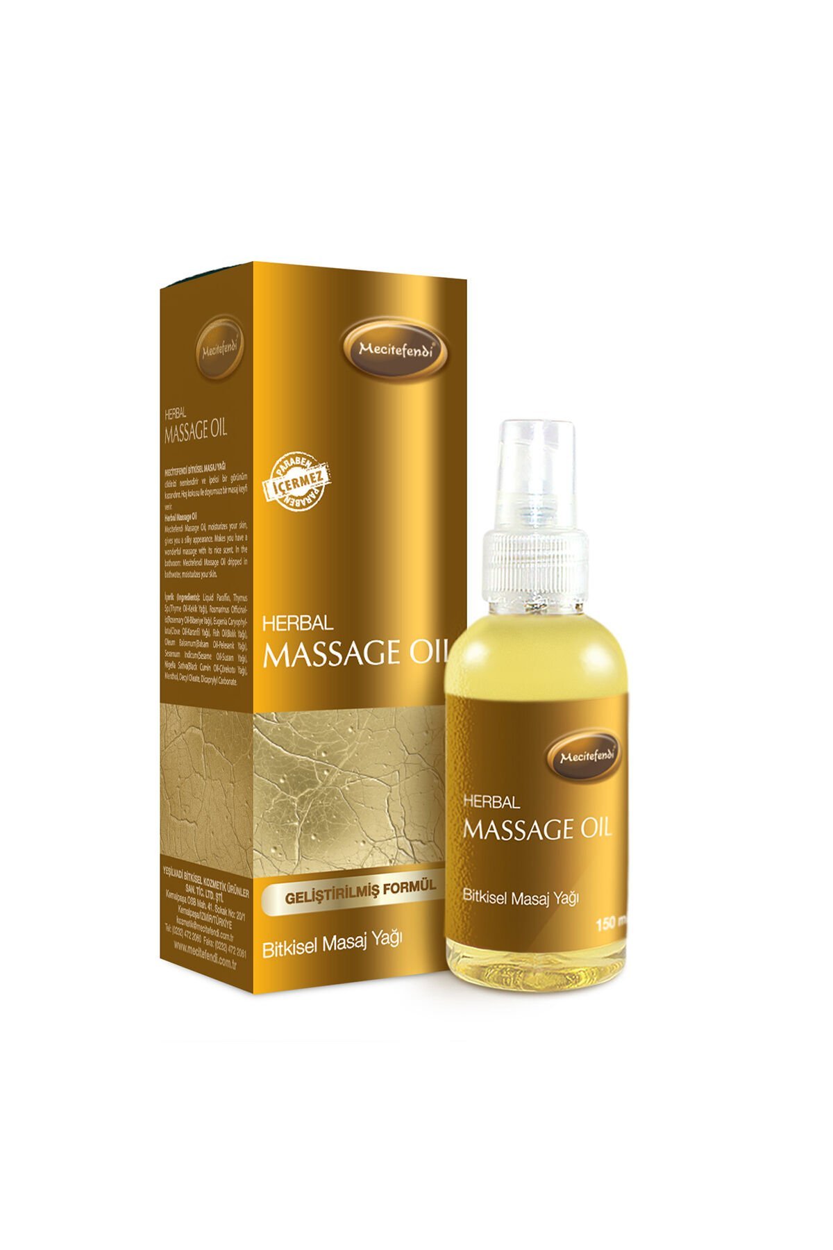 Herbal masaj yağı 150 ml.