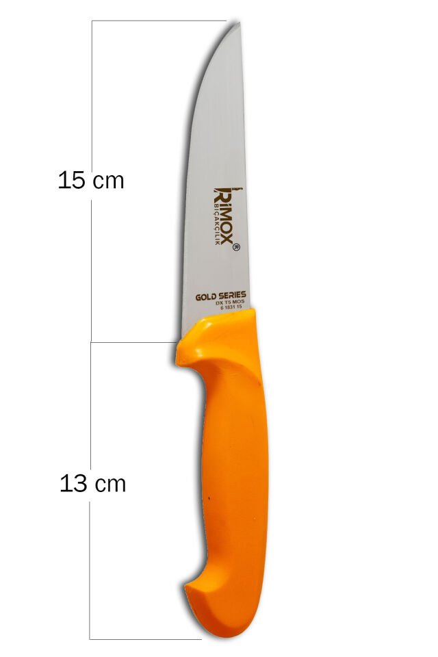 Gold Serisi Kasap ve Ev Mutfak Bıçağı Yüksek Karbonlu Çelik Kasap No:1