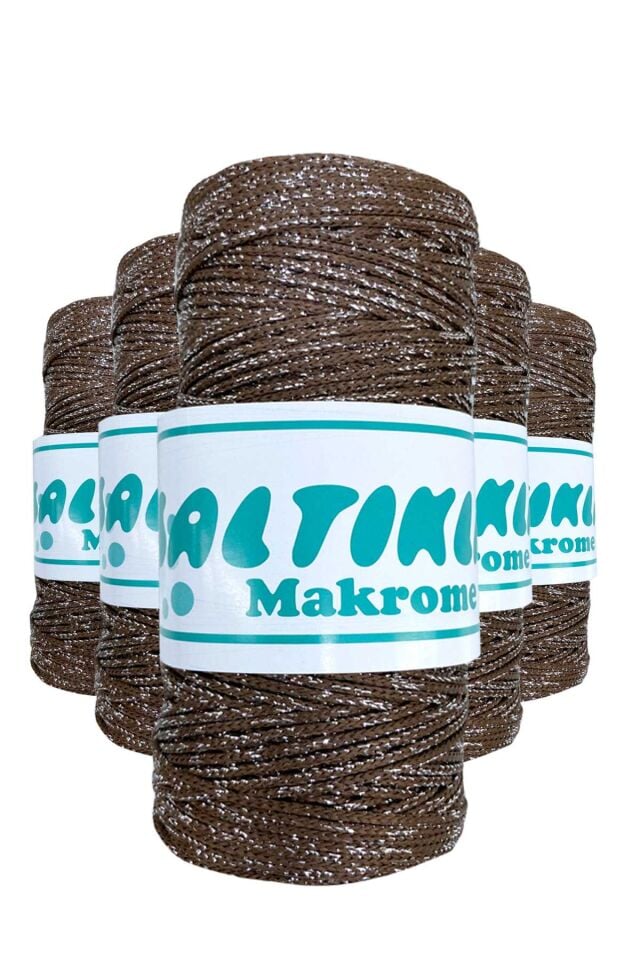 5 Adet Polyester Simli Makrome İpi SG-2080