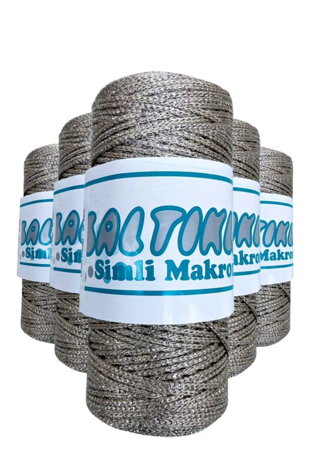 5 Adet Polyester Simli Makrome İpi S-227